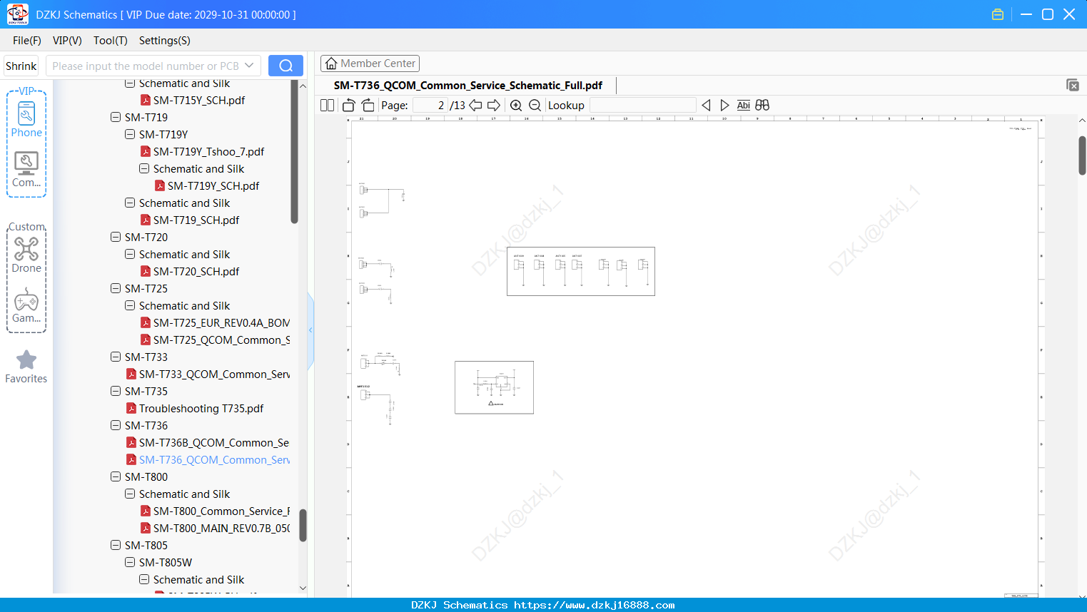 Samsung SM-T736_QCOM_Common_Service_Schematic_Full